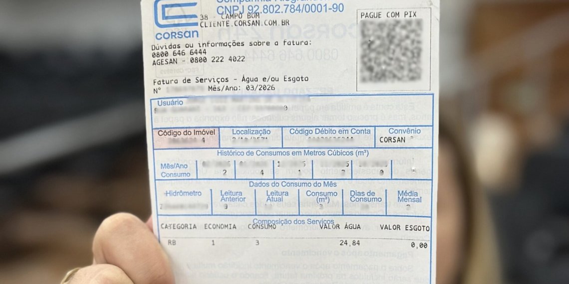 Vereadores aprovam projeto que suspende cobrança de água em caso de falhas no abastecimento