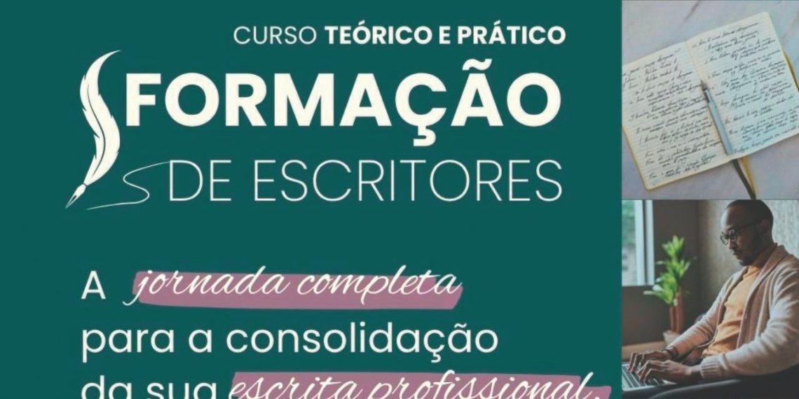 A Associação Literária abre inscrições para curso gratuito de formação de escritores