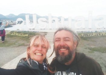 Casal campo-bonense chega à Cordilheira dos Andes de bicicleta em viagem pela América do Sul