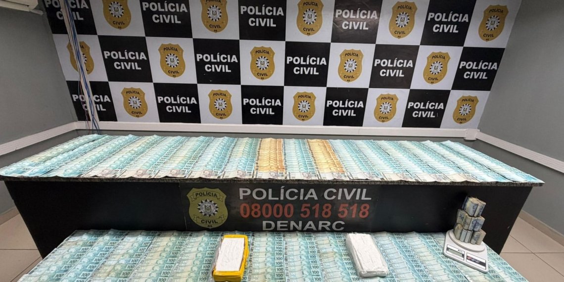 Polícia Civil apreende R$ 50 mil e dois quilos de cocaína em operação em Campo Bom