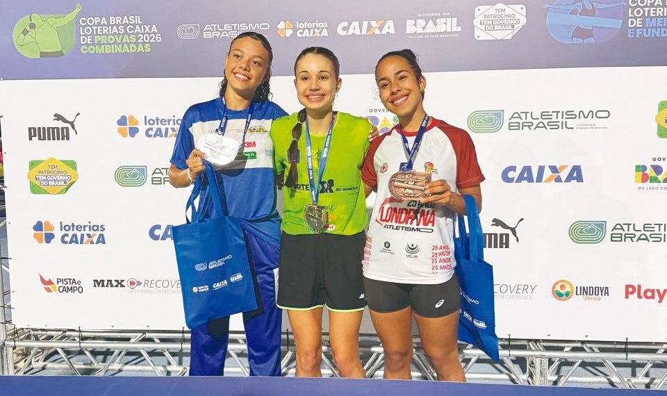 Isadora Leal conquista ouro em duas provas na Copa Brasil Loterias Caixa de Atletismo