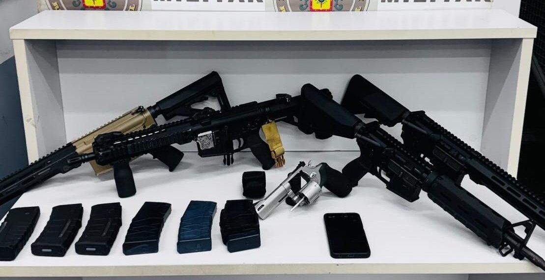 Brigada Militar apreende quatro fuzis e revólver na Operária
