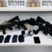 Brigada Militar apreende quatro fuzis e revólver na Operária