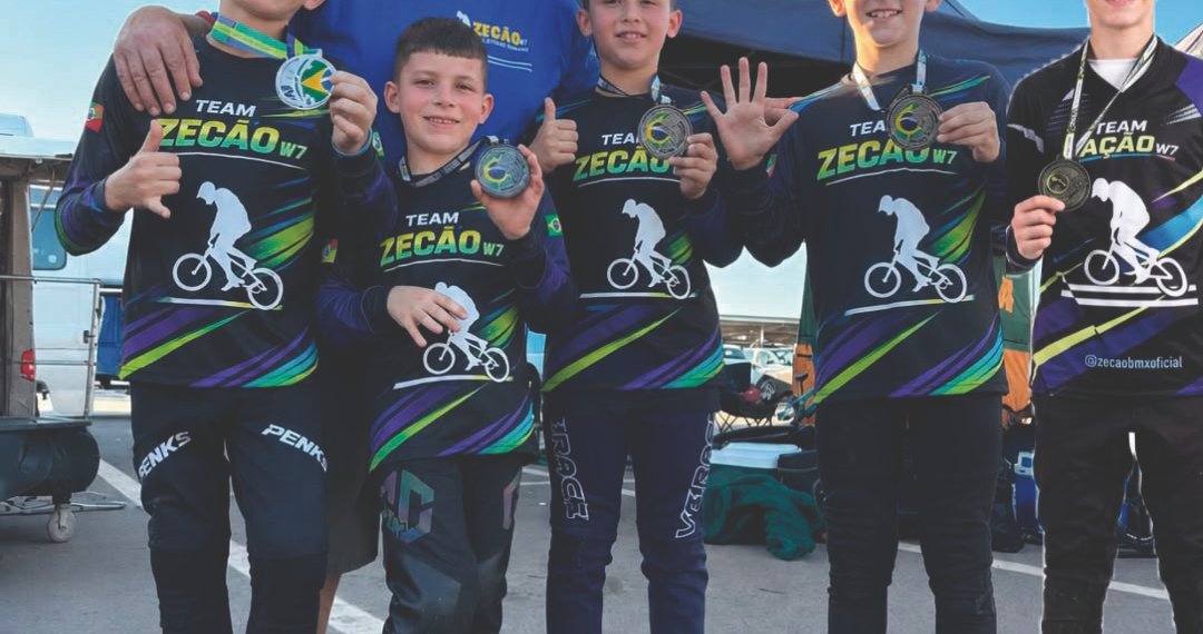 Team Zecão conquista vice-campeonato e bons resultados no Brasileiro de Bicicross