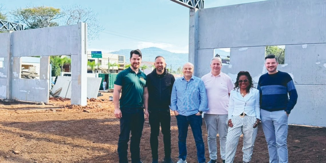 Obra da nova sede da Brigada Militar avança e marca início do Centro Integrado de Segurança Pública
