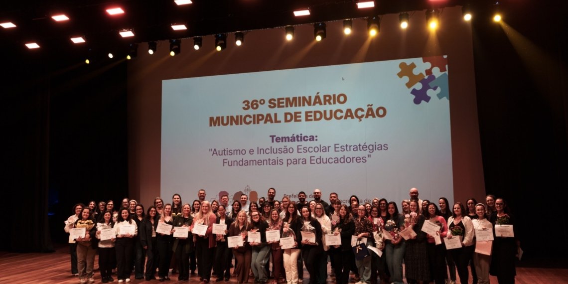 Educadores debatem inclusão e autismo durante o 36º Seminário Municipal de Educação