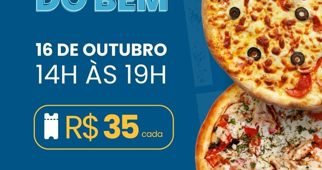 Banco de Alimentos promove 5ª edição da Pizza do Bem na região