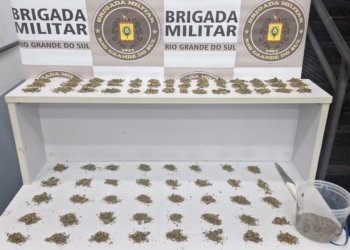 Casal é preso por tráfico de drogas no bairro Dona Augusta em Campo Bom