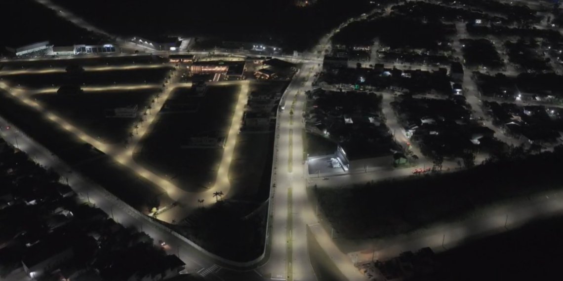 Secretaria de Obras conclui instalação de iluminação de LED em 100% da cidade