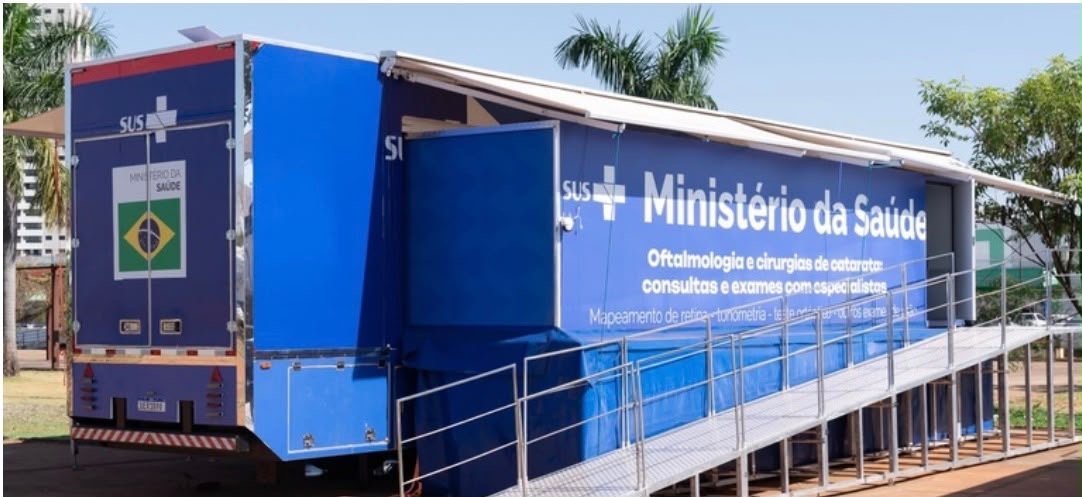 Campo Bom recebe carretas de oftalmologia para atender pacientes da região
