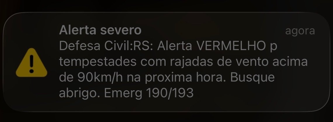 Campo-bonenses recebem alerta severo da Defesa Civil durante a madrugada