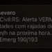 Campo-bonenses recebem alerta severo da Defesa Civil durante a madrugada