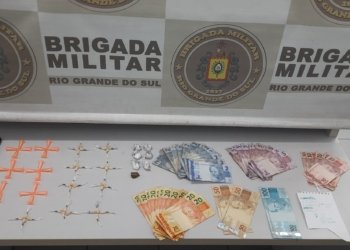Homem é detido com cocaína e crack durante abordagem em Campo Bom