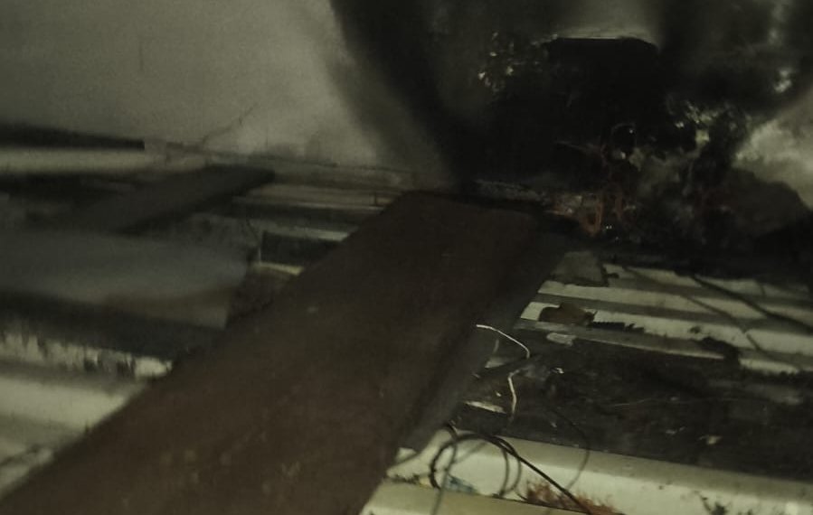 Princípio de incêndio é registrado na torre da Igreja Santa Teresinha em Campo Bom