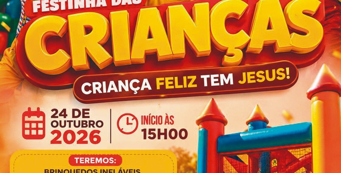 Um dia para celebrar a infância: igreja do bairro Vila Rica prepara festa para crianças