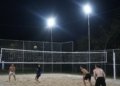 Novas quadras de areia do Parcão têm uso organizado por agendamento