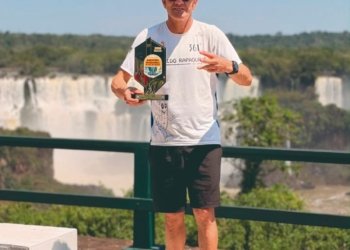 Campo-bonense Osvaldo Paiva conquista pódio na Maratona Internacional de Foz do Iguaçu
