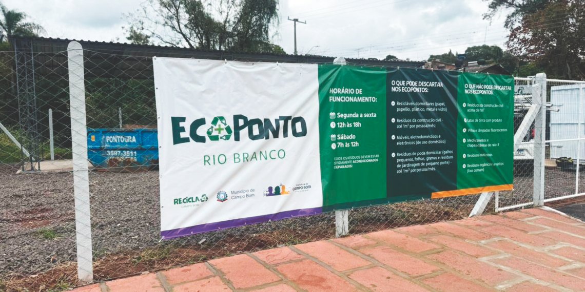 Campo Bom passa a contar com sete Ecopontos para descarte de resíduos